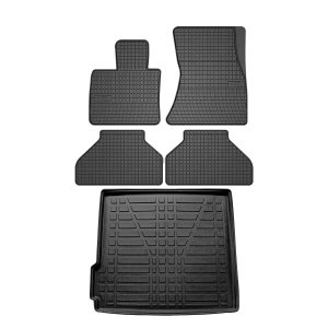 BMW X5 Floor-Trunk Mats - Omac - El-Toro & YPS - Black - '07-'13
